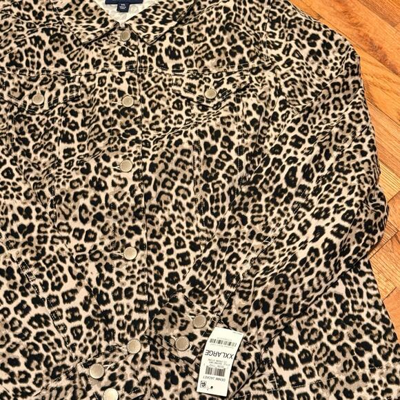 NWT Charter club XXL cheetah jacket - Picture 2 of 3
